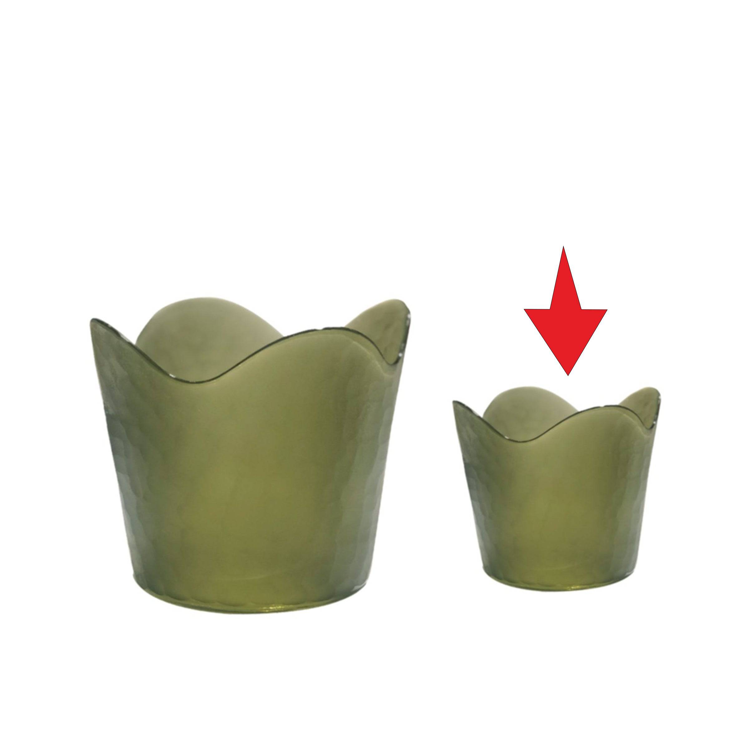 Handmade Balloton Glass Vase A0234-110-Gray - Vases - ebarza Furniture UAE | Shop Modern Furniture in Abu Dhabi & Dubai - مفروشات ايبازرا في الامارات | تسوق اثاث عصري وديكورات مميزة في دبي وابوظبي