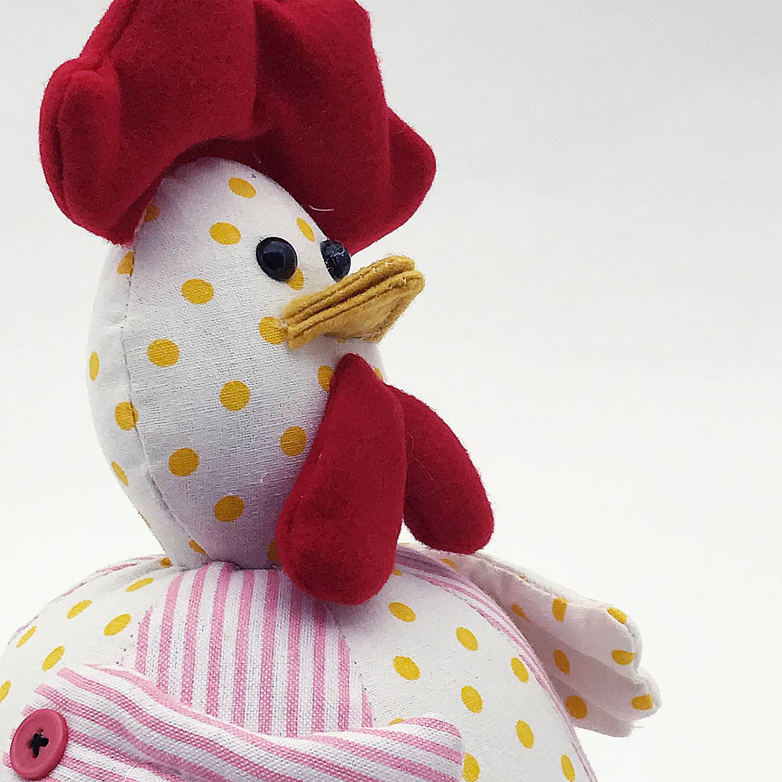 Handmade Cute Chicken Decorative Doll/Door Stopper Z002 - Doll/Door stopper - ebarza Furniture UAE | Shop Modern Furniture in Abu Dhabi & Dubai - مفروشات ايبازرا في الامارات | تسوق اثاث عصري وديكورات مميزة في دبي وابوظبي