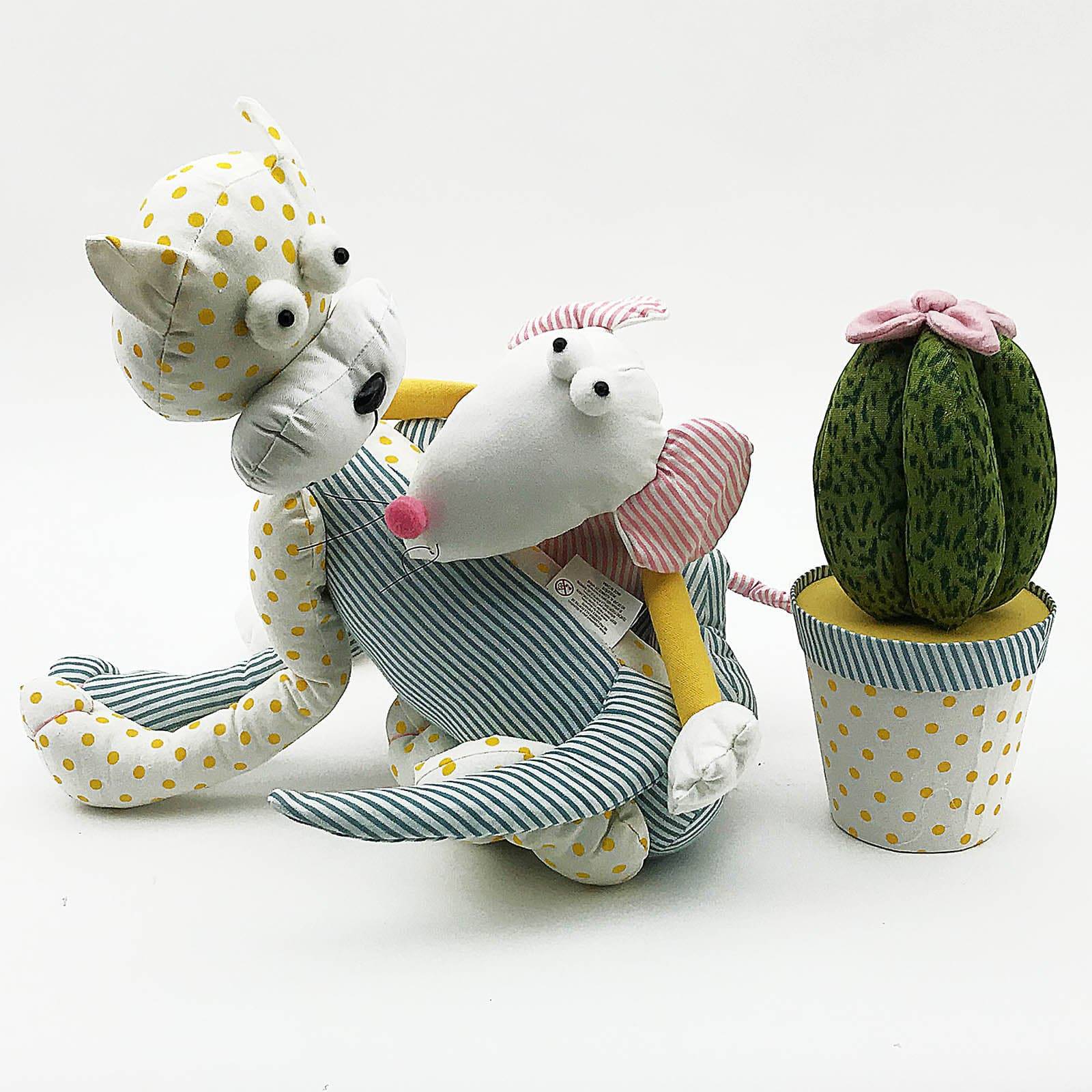 Handmade Cute Decorative Doll/Door Stopper T16216B - Doll/Door stopper - ebarza Furniture UAE | Shop Modern Furniture in Abu Dhabi & Dubai - مفروشات ايبازرا في الامارات | تسوق اثاث عصري وديكورات مميزة في دبي وابوظبي