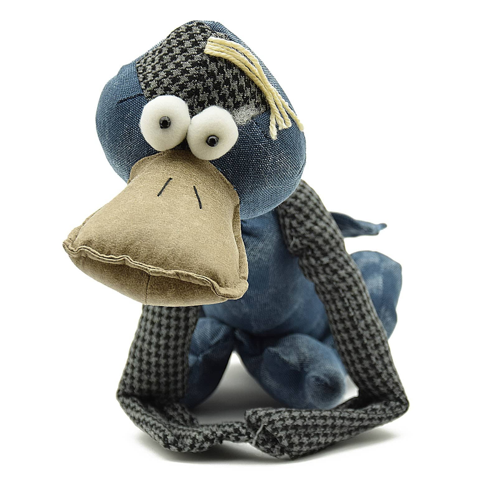 Handmade Cute Duck Decorative Doll/Door Stopper Z005 - Doll/Door stopper - ebarza Furniture UAE | Shop Modern Furniture in Abu Dhabi & Dubai - مفروشات ايبازرا في الامارات | تسوق اثاث عصري وديكورات مميزة في دبي وابوظبي