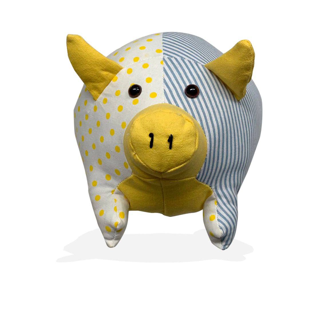 Handmade Cute Piggy Decorative Doll/Door Stopper T16057-1 - Doll/Door stopper - ebarza Furniture UAE | Shop Modern Furniture in Abu Dhabi & Dubai - مفروشات ايبازرا في الامارات | تسوق اثاث عصري وديكورات مميزة في دبي وابوظبي