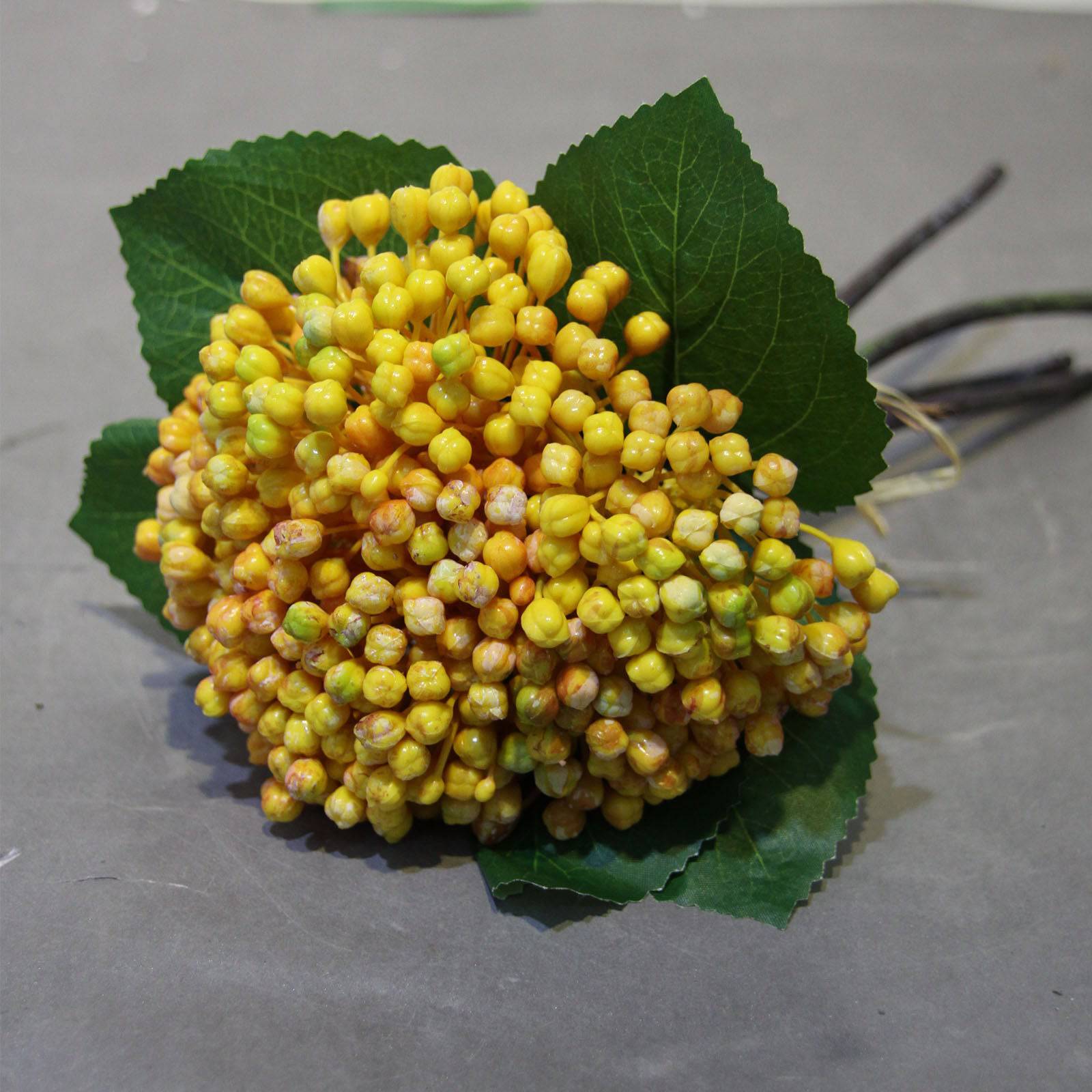 Handmade Decorative Artificial Plant Fjhsl-A428-Ye - Plants - ebarza Furniture UAE | Shop Modern Furniture in Abu Dhabi & Dubai - مفروشات ايبازرا في الامارات | تسوق اثاث عصري وديكورات مميزة في دبي وابوظبي