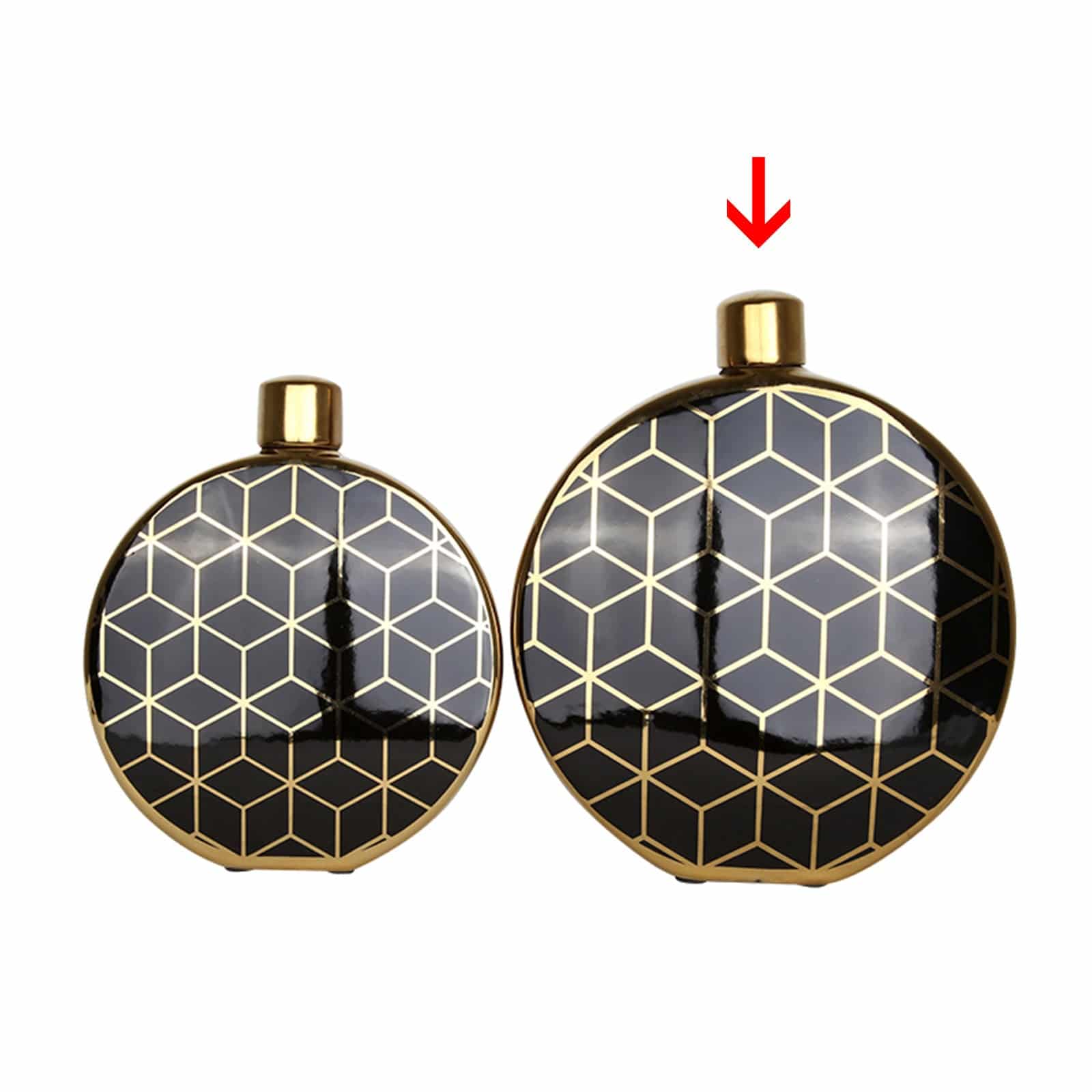 Handmade Decorative Vase Fl-D337A - Vases - ebarza Furniture UAE | Shop Modern Furniture in Abu Dhabi & Dubai - مفروشات ايبازرا في الامارات | تسوق اثاث عصري وديكورات مميزة في دبي وابوظبي