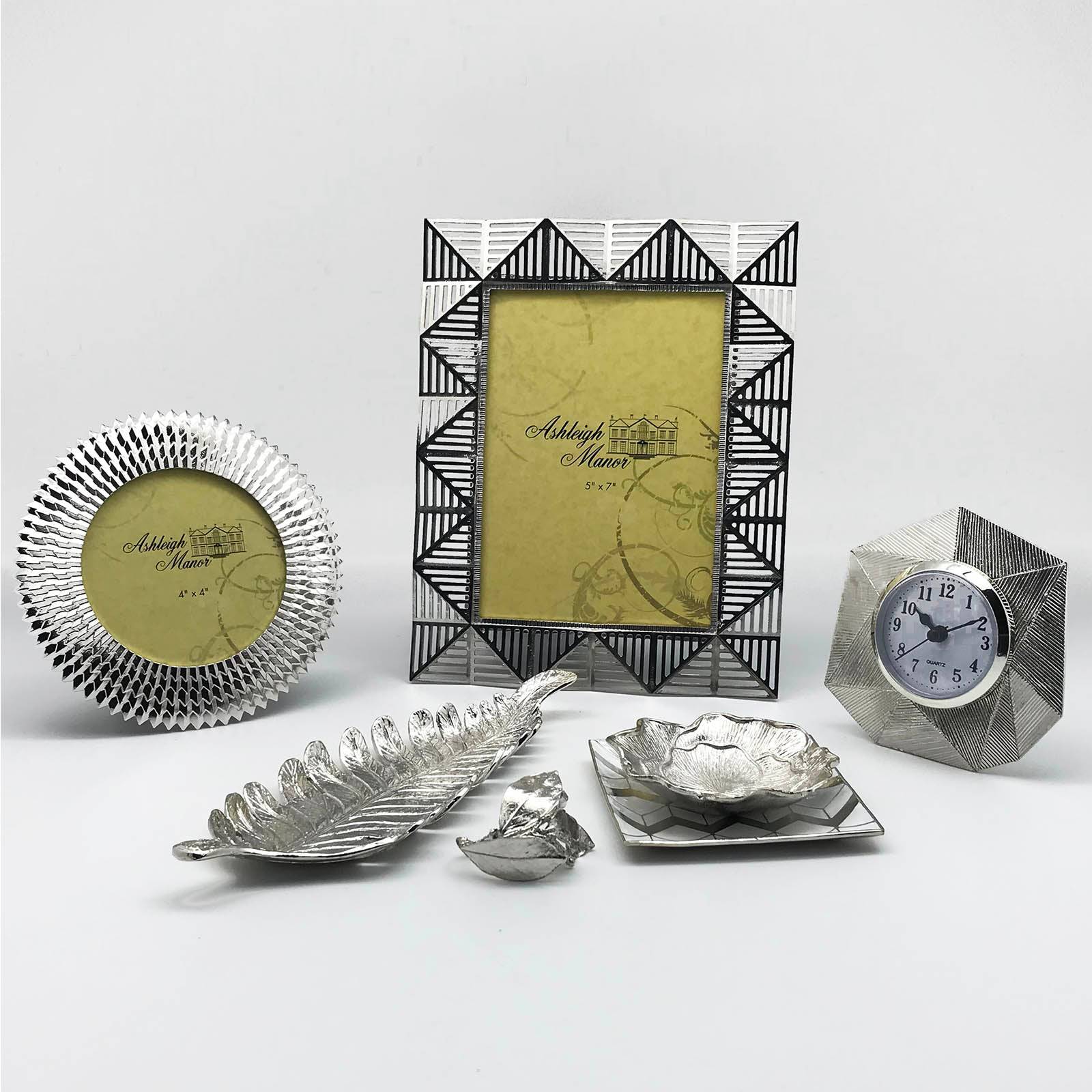 Handmade Zinc Plate/Ashtray Chrome 48146A0B9 - Trays - ebarza Furniture UAE | Shop Modern Furniture in Abu Dhabi & Dubai - مفروشات ايبازرا في الامارات | تسوق اثاث عصري وديكورات مميزة في دبي وابوظبي