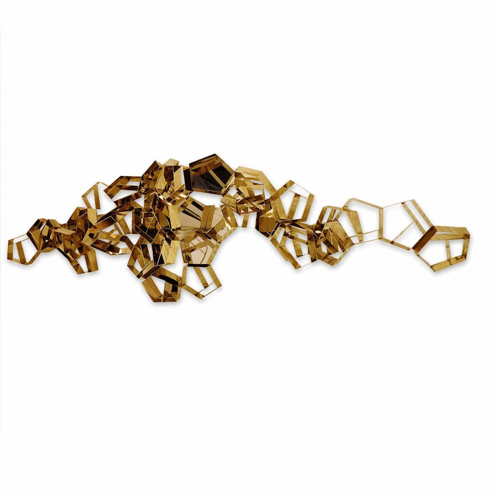 Hexagon Handcrafted Stainless Steel Artwork B0011-BG2020036 / Bo011 - Artwork - ebarza Furniture UAE | Shop Modern Furniture in Abu Dhabi & Dubai - مفروشات ايبازرا في الامارات | تسوق اثاث عصري وديكورات مميزة في دبي وابوظبي