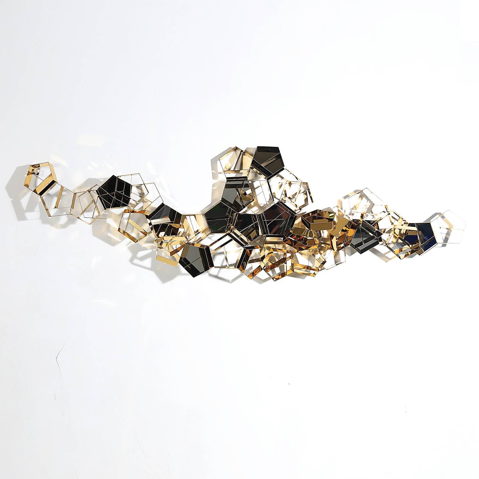 Hexagon Handcrafted Stainless Steel Artwork B0011-BG2020036 / Bo011 - Artwork - ebarza Furniture UAE | Shop Modern Furniture in Abu Dhabi & Dubai - مفروشات ايبازرا في الامارات | تسوق اثاث عصري وديكورات مميزة في دبي وابوظبي