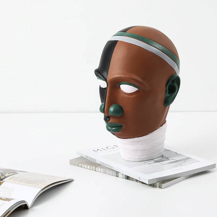 Human Head Ornaments Fc-Sz2153 - Home Decor Figurines - ebarza Furniture UAE | Shop Modern Furniture in Abu Dhabi & Dubai - مفروشات ايبازرا في الامارات | تسوق اثاث عصري وديكورات مميزة في دبي وابوظبي