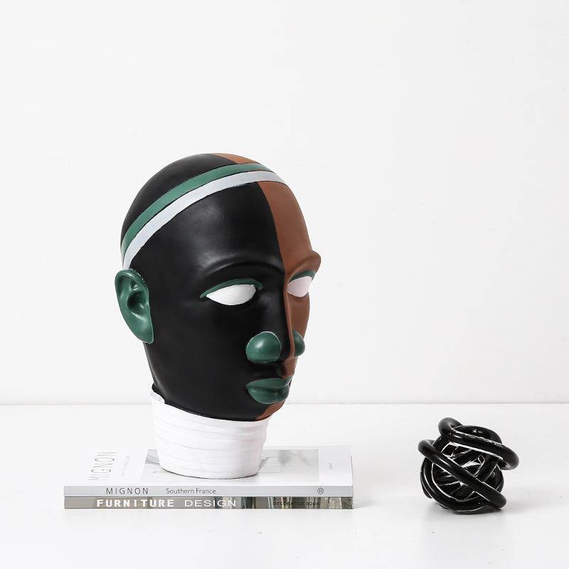 Human Head Ornaments Fc-Sz2153 - Home Decor Figurines - ebarza Furniture UAE | Shop Modern Furniture in Abu Dhabi & Dubai - مفروشات ايبازرا في الامارات | تسوق اثاث عصري وديكورات مميزة في دبي وابوظبي