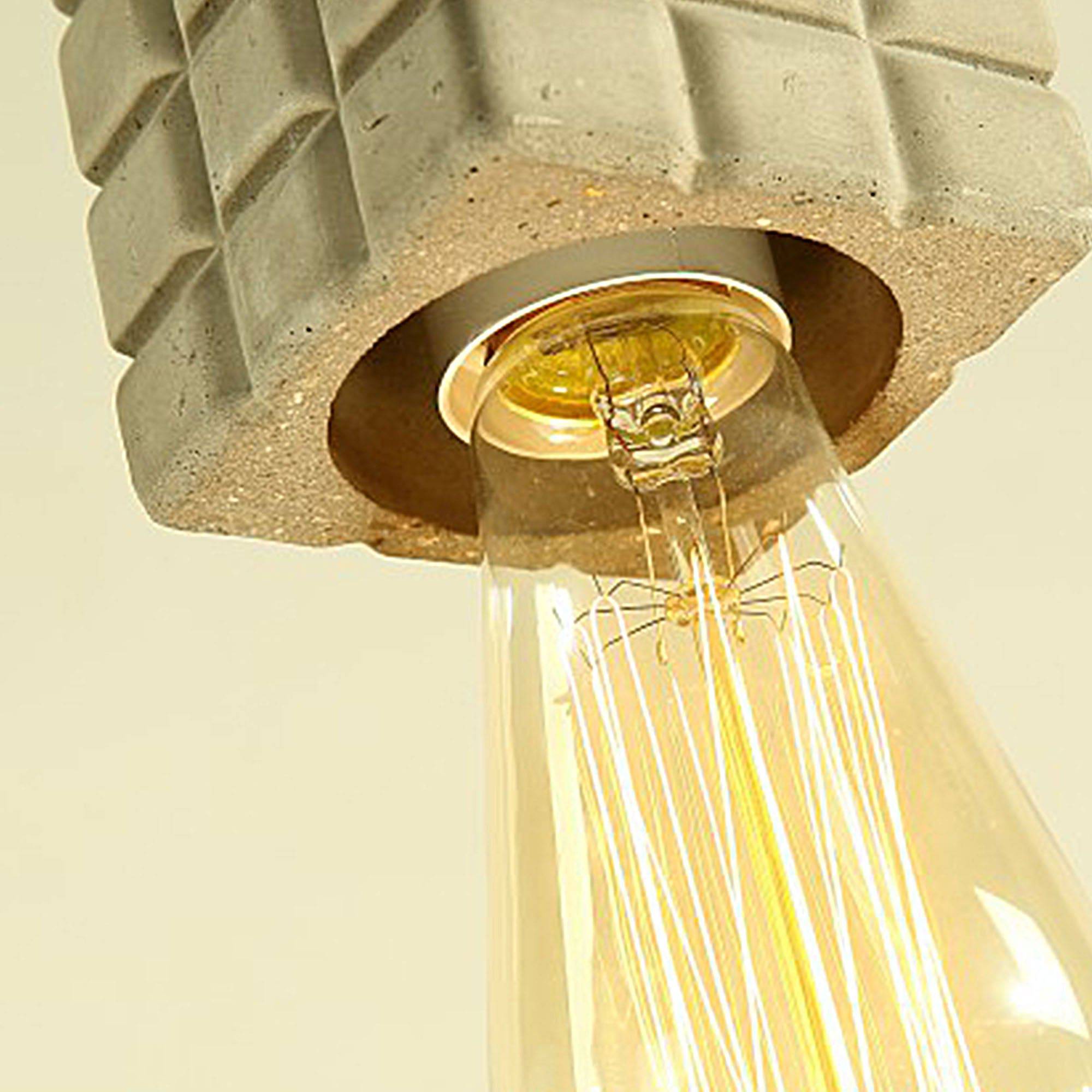 Industrial Cement Pendant Lamp Cy-Dd-251 - Pendant Lamps - ebarza Furniture UAE | Shop Modern Furniture in Abu Dhabi & Dubai - مفروشات ايبازرا في الامارات | تسوق اثاث عصري وديكورات مميزة في دبي وابوظبي