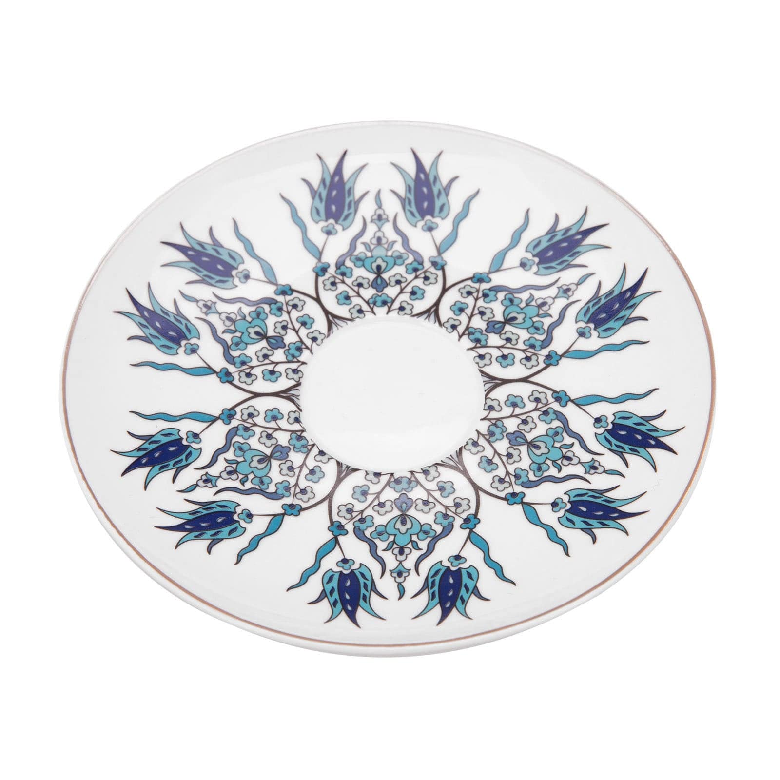 İznik Set Of 6 Coffee Cup And Plates 153.01.05.4275 - Coffee Sets - ebarza Furniture UAE | Shop Modern Furniture in Abu Dhabi & Dubai - مفروشات ايبازرا في الامارات | تسوق اثاث عصري وديكورات مميزة في دبي وابوظبي