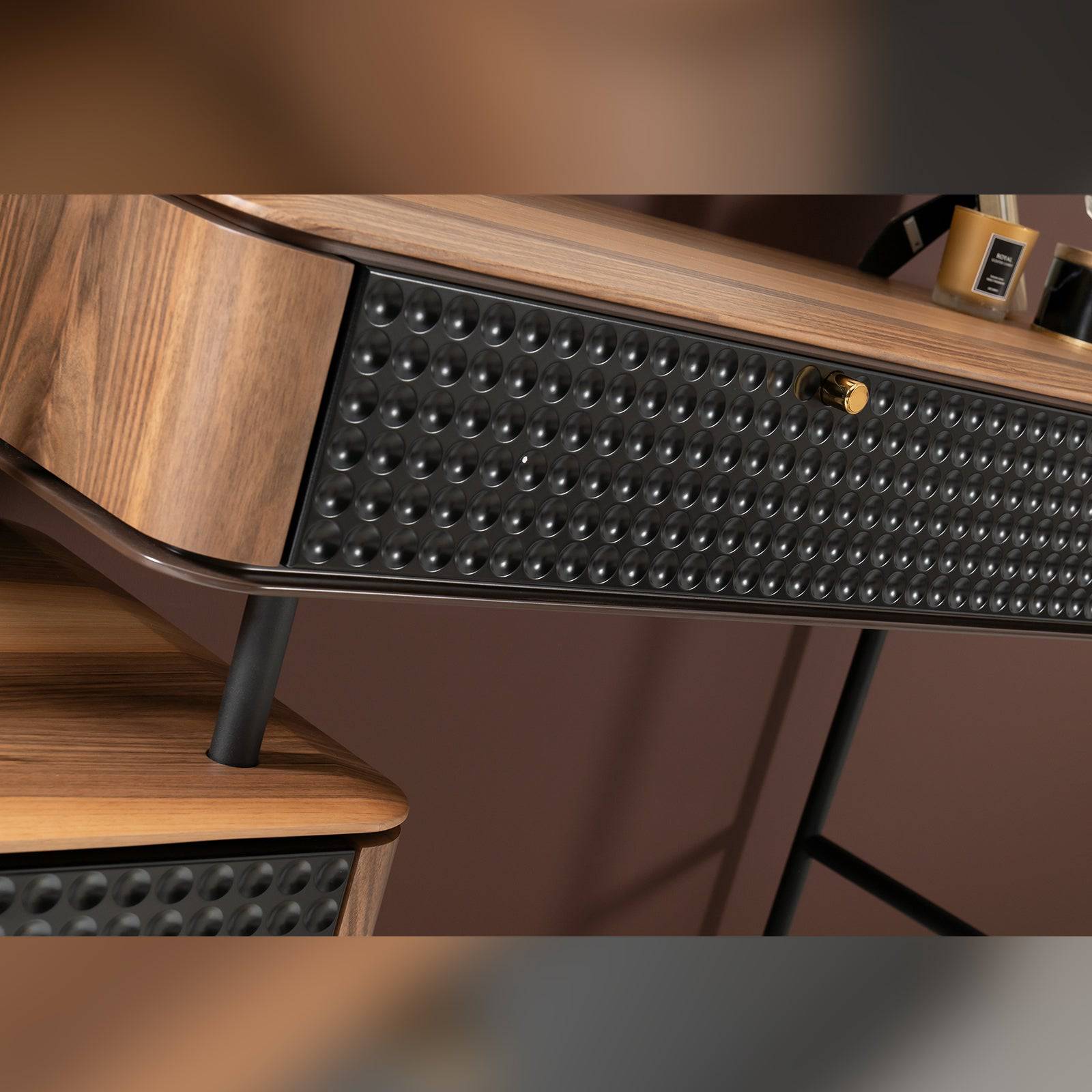 Display Item - Julia Dresser And Mirror Layla-Dresser-YAS - DISPLAY ITEM - ebarza Furniture UAE | Shop Modern Furniture in Abu Dhabi & Dubai - مفروشات ايبازرا في الامارات | تسوق اثاث عصري وديكورات مميزة في دبي وابوظبي