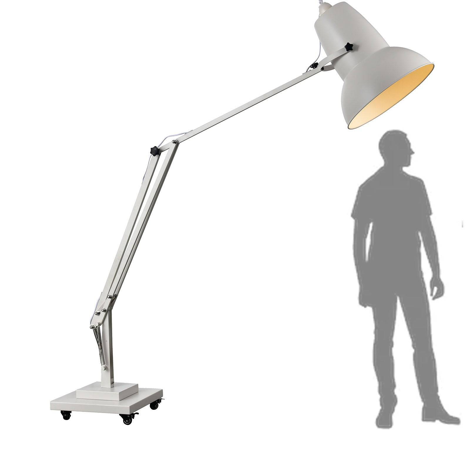 Jumbo Retro Floor Lamp Cl1224-W - Floor Lamps - ebarza Furniture UAE | Shop Modern Furniture in Abu Dhabi & Dubai - مفروشات ايبازرا في الامارات | تسوق اثاث عصري وديكورات مميزة في دبي وابوظبي