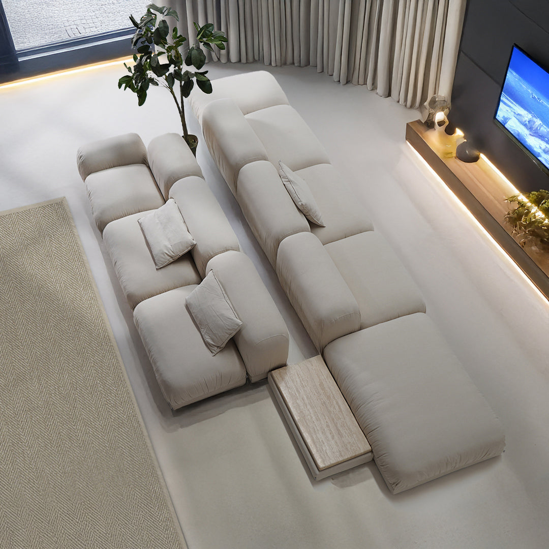 Kaisa Modular Small 2-Seater PZ-SOFA-101/2-S - Sofas - ebarza Furniture UAE | Shop Modern Furniture in Abu Dhabi & Dubai - مفروشات ايبازرا في الامارات | تسوق اثاث عصري وديكورات مميزة في دبي وابوظبي