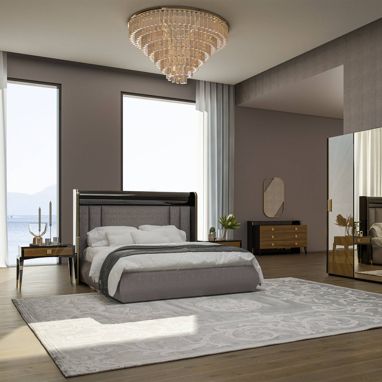 Kant Dresser & Mirror Kant-Dresser+Mirror - Dressers and Mirrors - ebarza Furniture UAE | Shop Modern Furniture in Abu Dhabi & Dubai - مفروشات ايبازرا في الامارات | تسوق اثاث عصري وديكورات مميزة في دبي وابوظبي