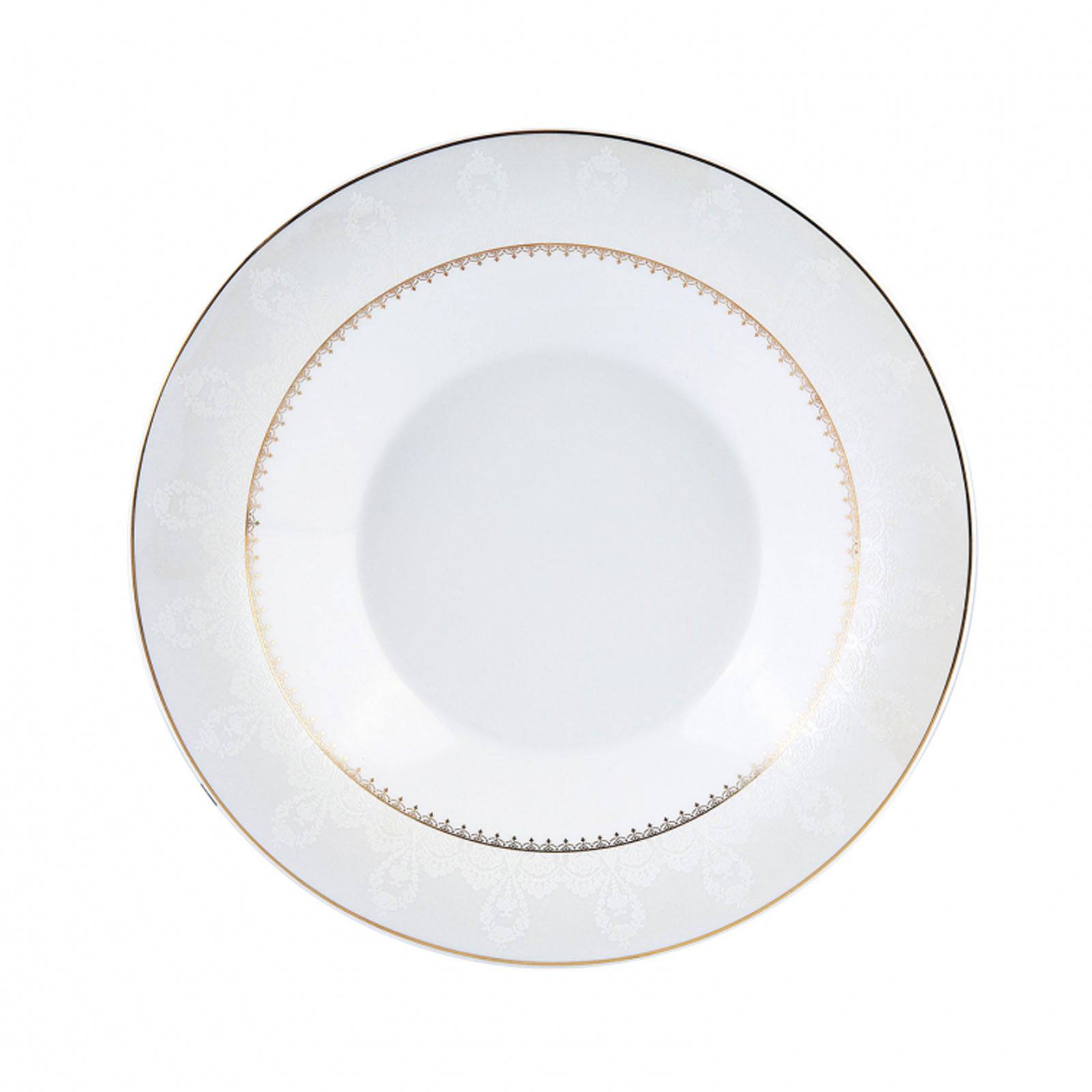 Karaca Albertina Gold 6-Person Dinner Set 153.03.07.9991 - Dinnerware Sets - ebarza Furniture UAE | Shop Modern Furniture in Abu Dhabi & Dubai - مفروشات ايبازرا في الامارات | تسوق اثاث عصري وديكورات مميزة في دبي وابوظبي