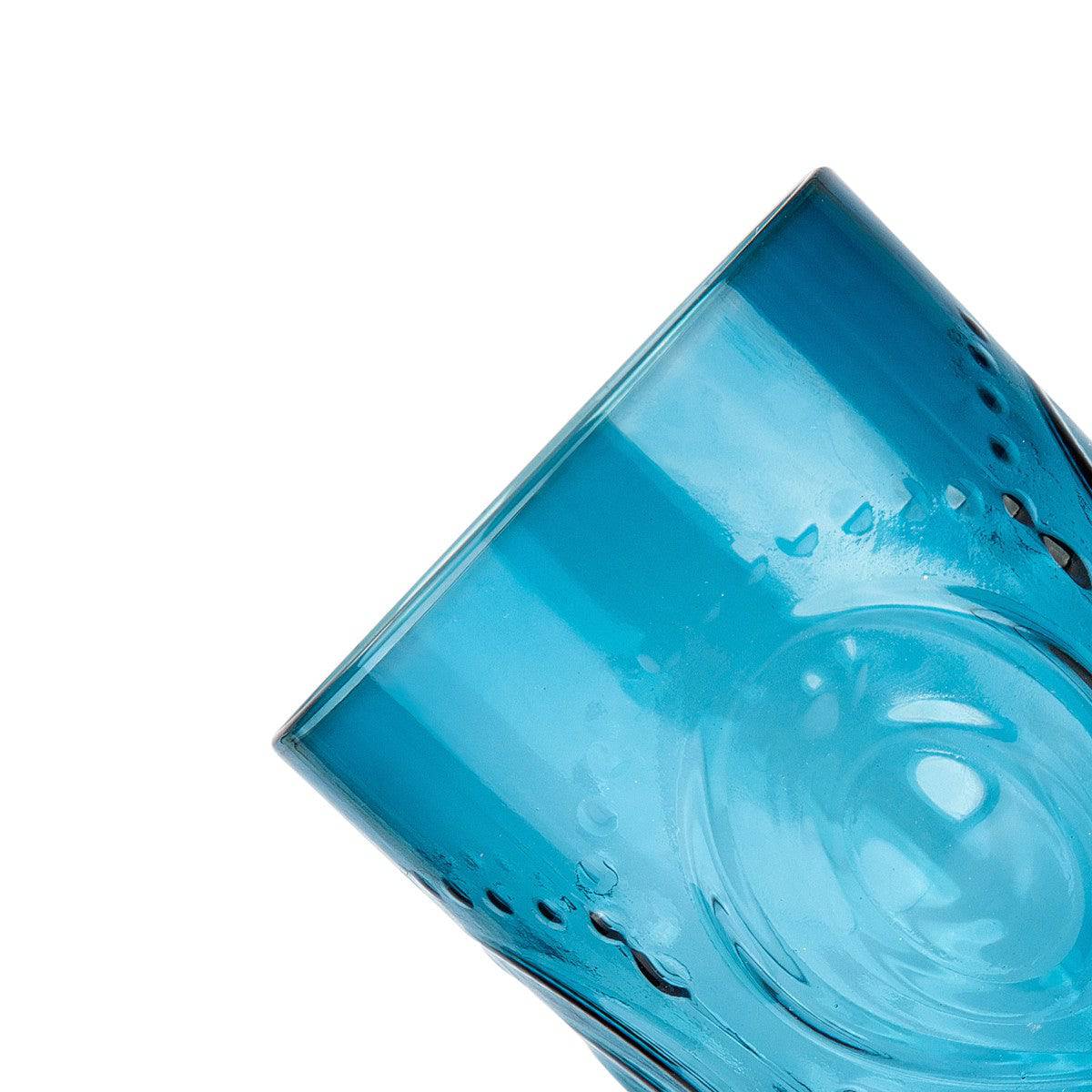 Karaca Camila Blue Soft Drink Glass 153.03.08.0232 - Drinkware - ebarza Furniture UAE | Shop Modern Furniture in Abu Dhabi & Dubai - مفروشات ايبازرا في الامارات | تسوق اثاث عصري وديكورات مميزة في دبي وابوظبي