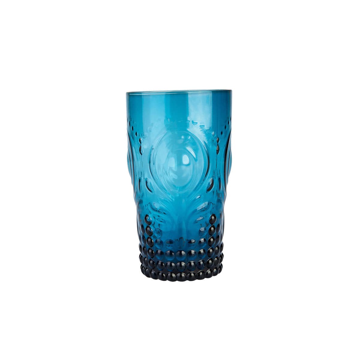 Karaca Camila Blue Soft Drink Glass 153.03.08.0232 - Drinkware - ebarza Furniture UAE | Shop Modern Furniture in Abu Dhabi & Dubai - مفروشات ايبازرا في الامارات | تسوق اثاث عصري وديكورات مميزة في دبي وابوظبي