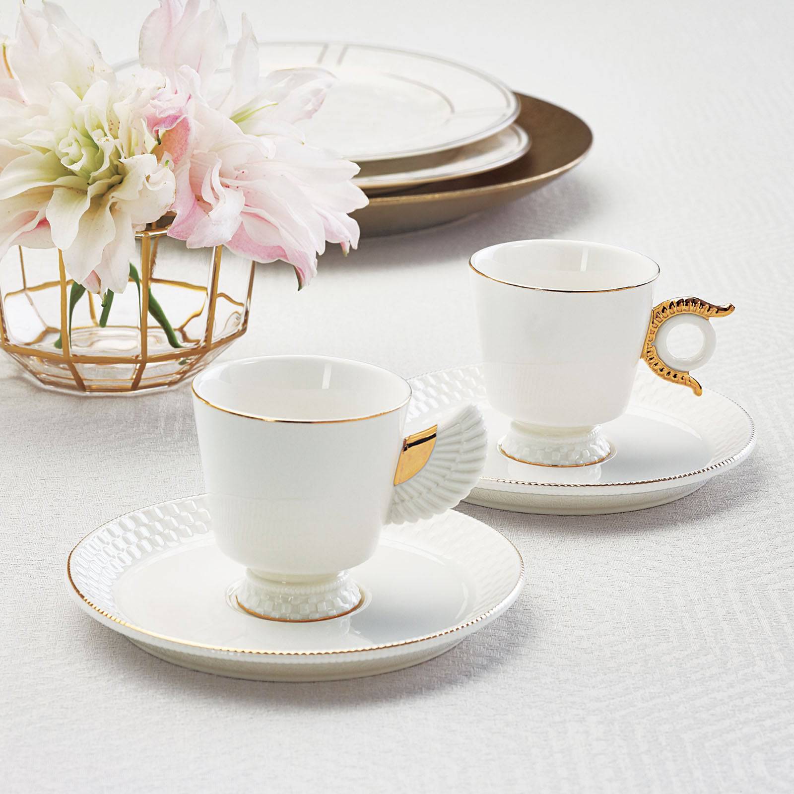 Karaca Egypt 2 Person Coffee Cup Set 153.03.07.9411 - Coffee Sets - ebarza Furniture UAE | Shop Modern Furniture in Abu Dhabi & Dubai - مفروشات ايبازرا في الامارات | تسوق اثاث عصري وديكورات مميزة في دبي وابوظبي