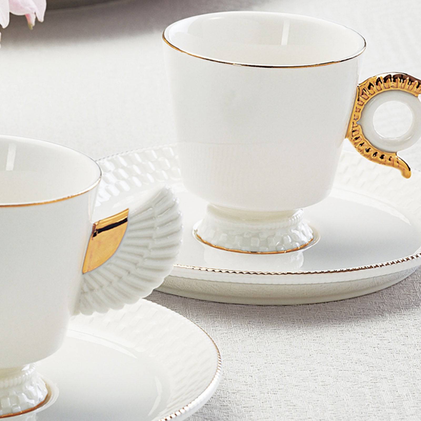 Karaca Egypt 2 Person Coffee Cup Set 153.03.07.9411 - Coffee Sets - ebarza Furniture UAE | Shop Modern Furniture in Abu Dhabi & Dubai - مفروشات ايبازرا في الامارات | تسوق اثاث عصري وديكورات مميزة في دبي وابوظبي