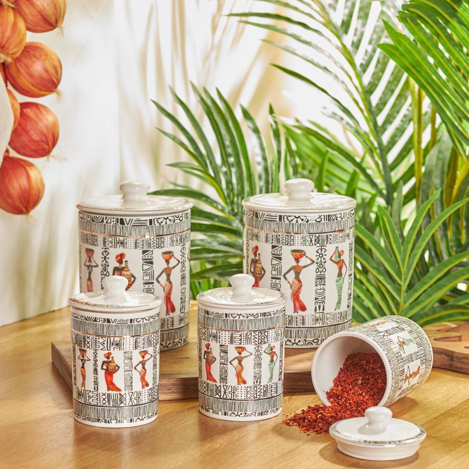 Karaca Egypt 5 Pieces Spice Set 153.03.06.4932 - Spice Sets - ebarza Furniture UAE | Shop Modern Furniture in Abu Dhabi & Dubai - مفروشات ايبازرا في الامارات | تسوق اثاث عصري وديكورات مميزة في دبي وابوظبي