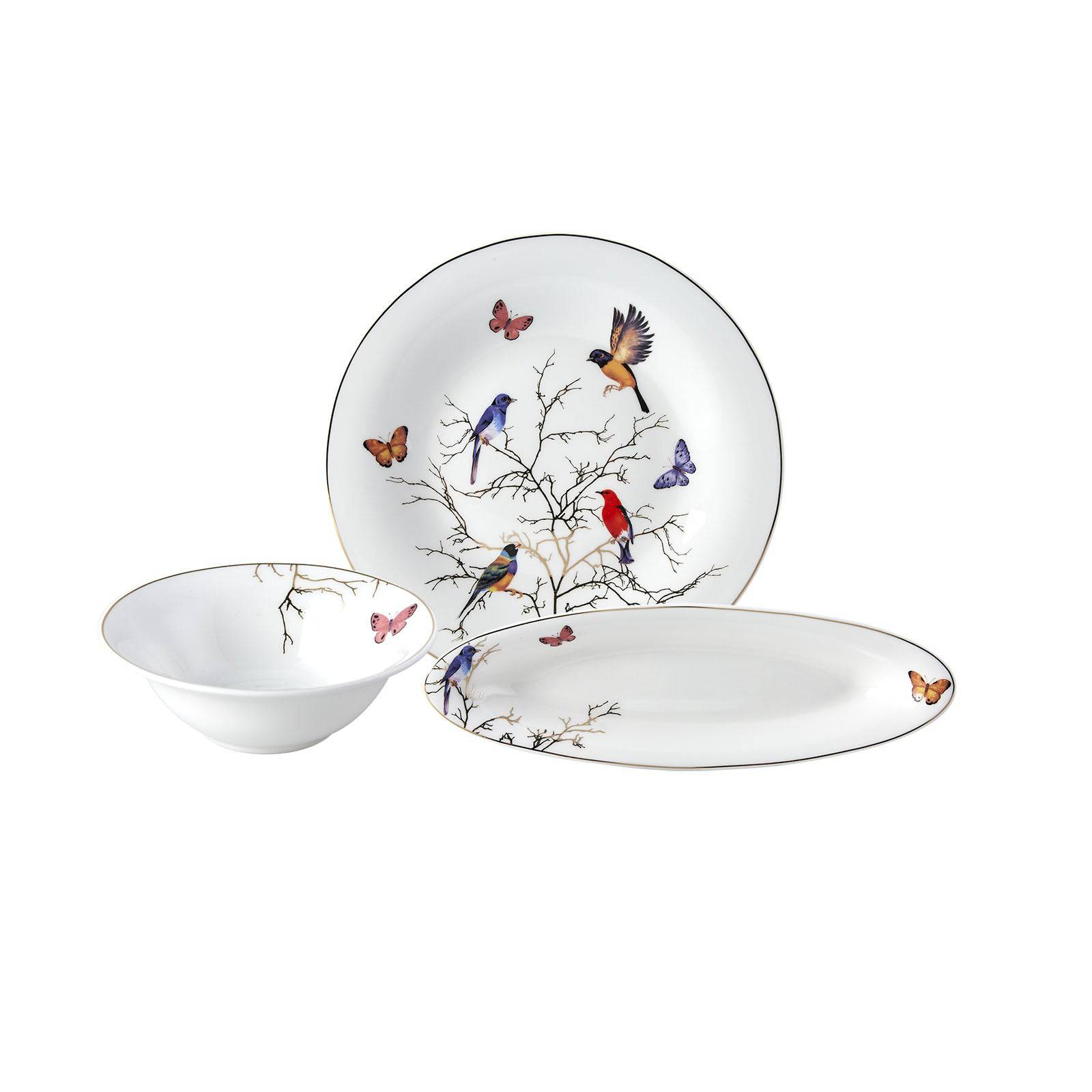 Karaca Fine Pearl Grace Black Mint İnci 14 Pieces Breakfast Set For 6 People 153.03.07.8703 - Dinnerware Sets - ebarza Furniture UAE | Shop Modern Furniture in Abu Dhabi & Dubai - مفروشات ايبازرا في الامارات | تسوق اثاث عصري وديكورات مميزة في دبي وابوظبي