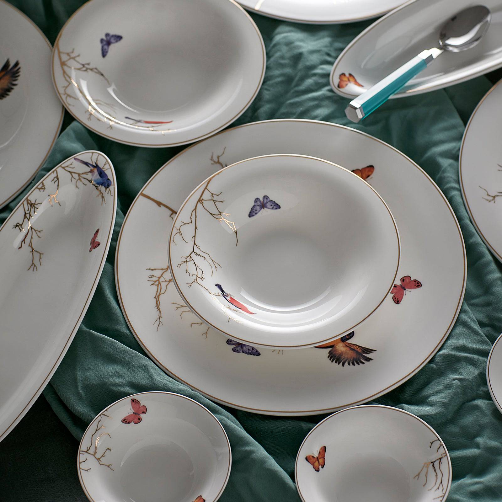 Karaca Fine Pearl Grace Black Mint İnci 14 Pieces Breakfast Set For 6 People 153.03.07.8703 - Dinnerware Sets - ebarza Furniture UAE | Shop Modern Furniture in Abu Dhabi & Dubai - مفروشات ايبازرا في الامارات | تسوق اثاث عصري وديكورات مميزة في دبي وابوظبي