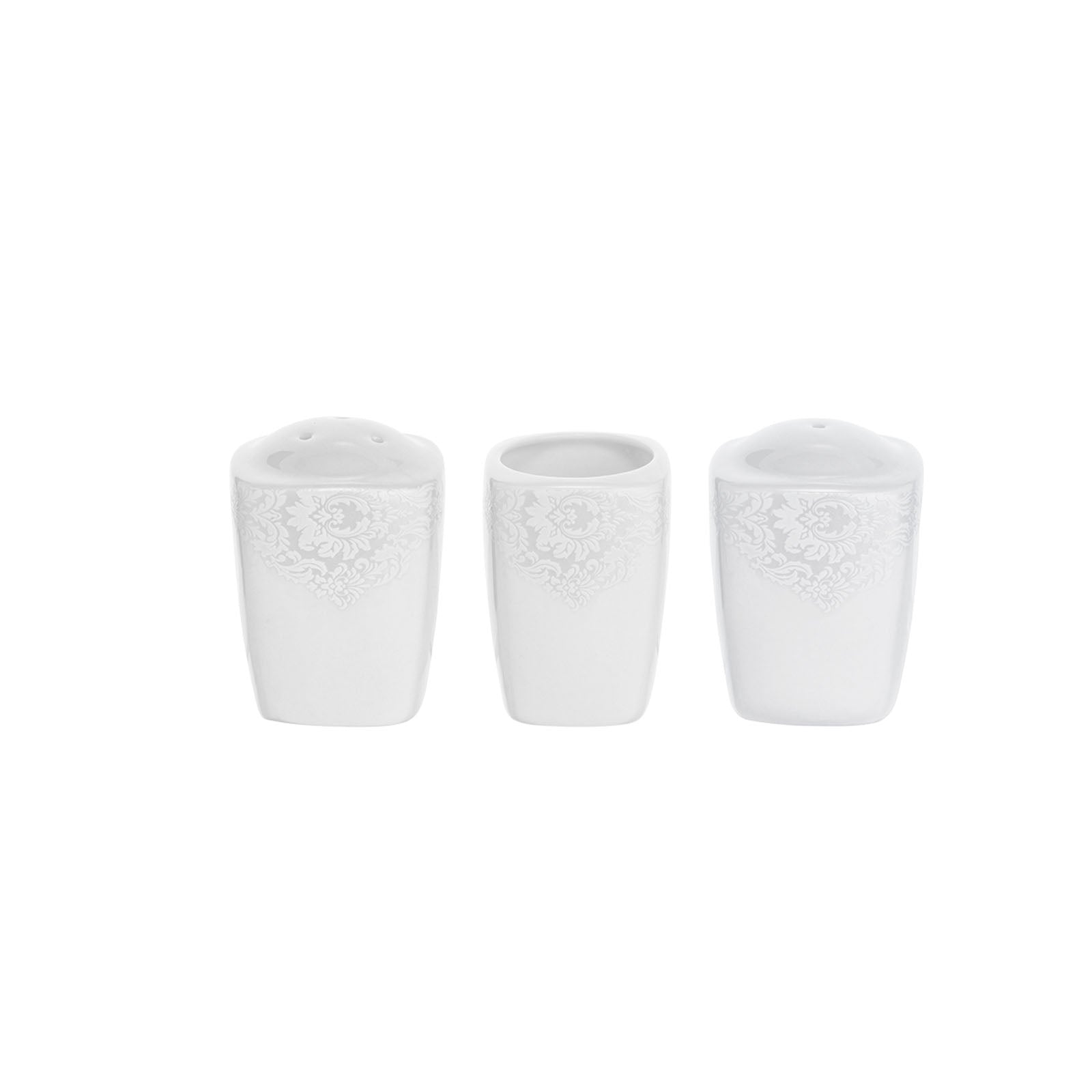 Karaca Fine Pearl Helen 62 Pieces 12 Seater Pearl Dinner Set Square 153.03.07.5678 - Dinnerware Sets - ebarza Furniture UAE | Shop Modern Furniture in Abu Dhabi & Dubai - مفروشات ايبازرا في الامارات | تسوق اثاث عصري وديكورات مميزة في دبي وابوظبي