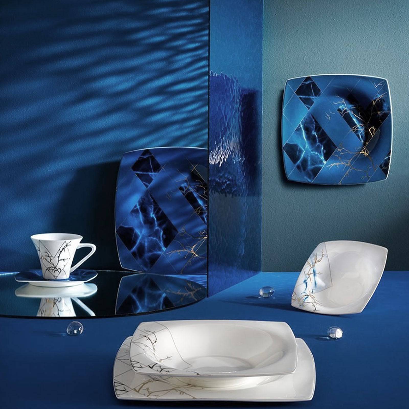 Karaca Fine Pearl Midnight 26 Pieces Pearl Set For 6 People 153.03.07.7225 - Dinnerware Sets - ebarza Furniture UAE | Shop Modern Furniture in Abu Dhabi & Dubai - مفروشات ايبازرا في الامارات | تسوق اثاث عصري وديكورات مميزة في دبي وابوظبي