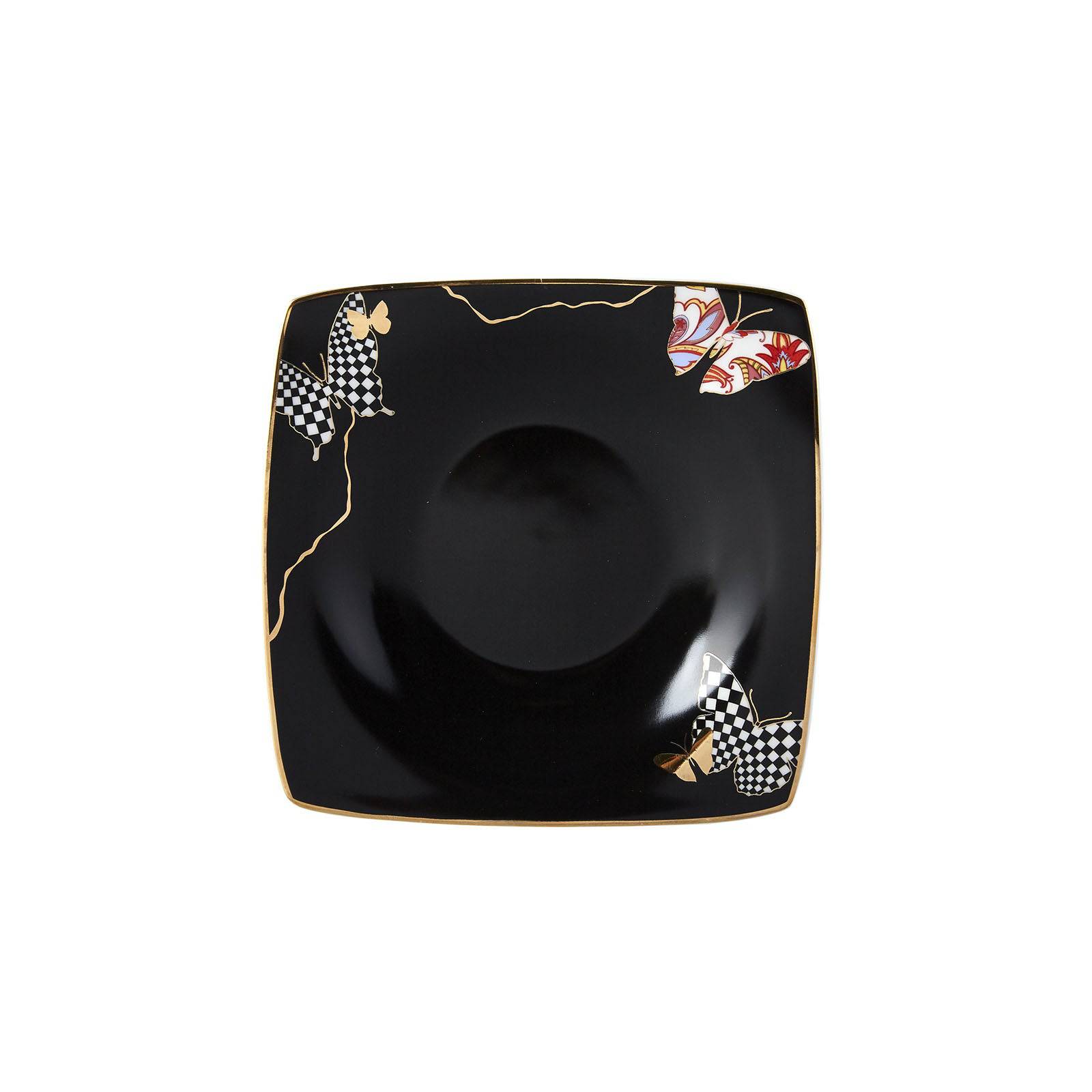 Karaca Fine Pearl Unique 14 Pieces Square Breakfast Set For 6 People 153.03.07.8706 - Dinnerware Sets - ebarza Furniture UAE | Shop Modern Furniture in Abu Dhabi & Dubai - مفروشات ايبازرا في الامارات | تسوق اثاث عصري وديكورات مميزة في دبي وابوظبي