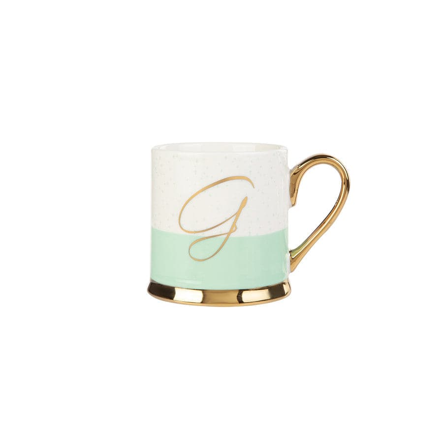Karaca G Letter Mug 153.03.06.1614 - Mugs - ebarza Furniture UAE | Shop Modern Furniture in Abu Dhabi & Dubai - مفروشات ايبازرا في الامارات | تسوق اثاث عصري وديكورات مميزة في دبي وابوظبي