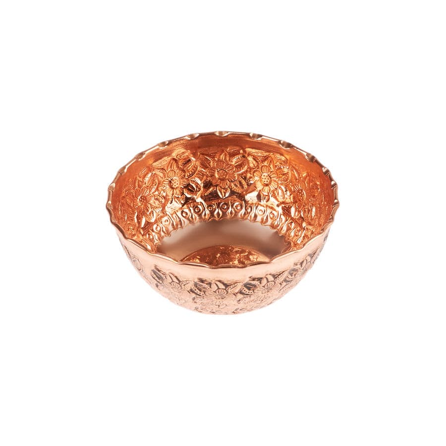 Karaca Home Anatolia Copper Cookie Bowl 300.21.02.0218 - Plates - ebarza Furniture UAE | Shop Modern Furniture in Abu Dhabi & Dubai - مفروشات ايبازرا في الامارات | تسوق اثاث عصري وديكورات مميزة في دبي وابوظبي