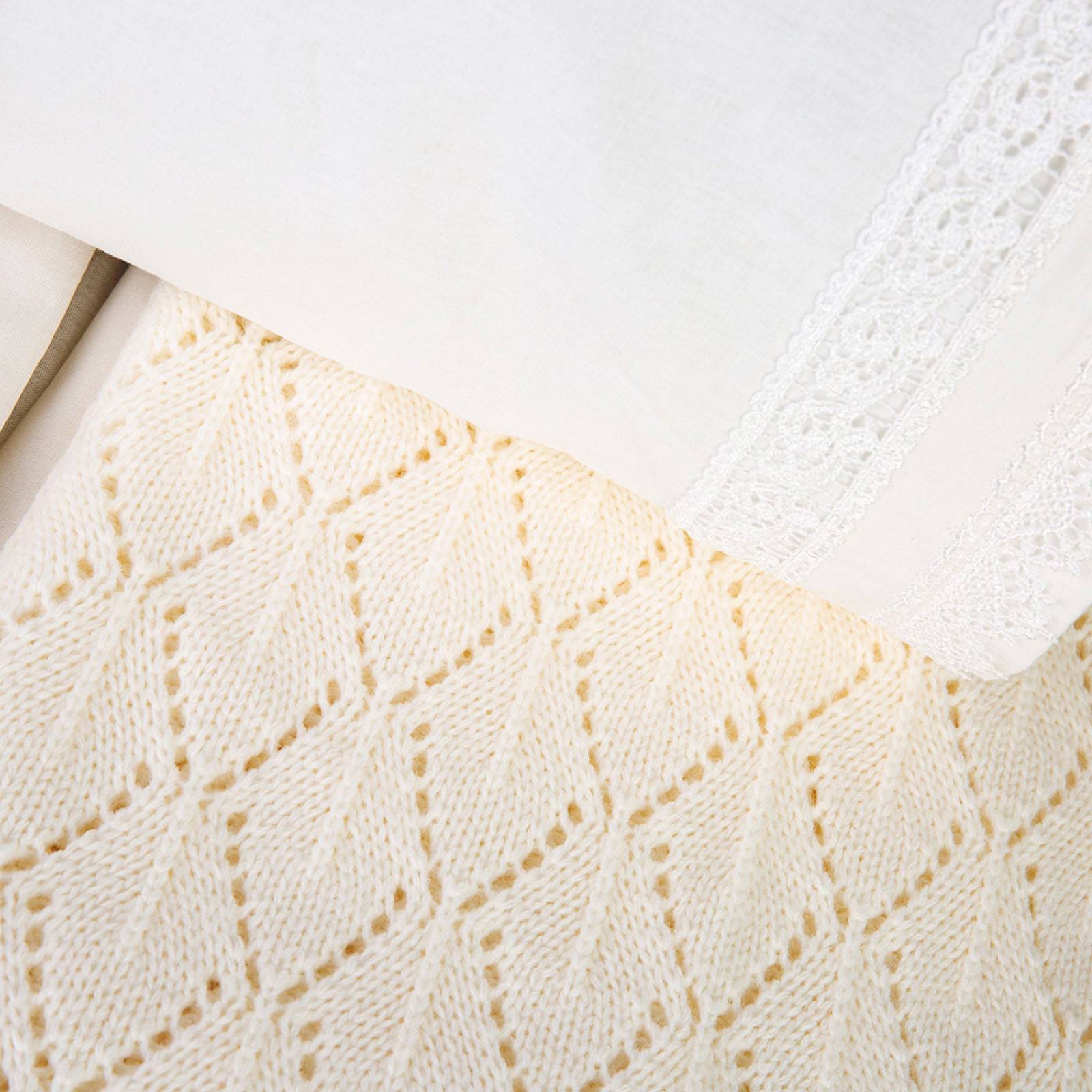 Karaca Home Snowy Owl Ecru Lacy Private Baby Set 200.16.01.0270 - Bedding - ebarza Furniture UAE | Shop Modern Furniture in Abu Dhabi & Dubai - مفروشات ايبازرا في الامارات | تسوق اثاث عصري وديكورات مميزة في دبي وابوظبي