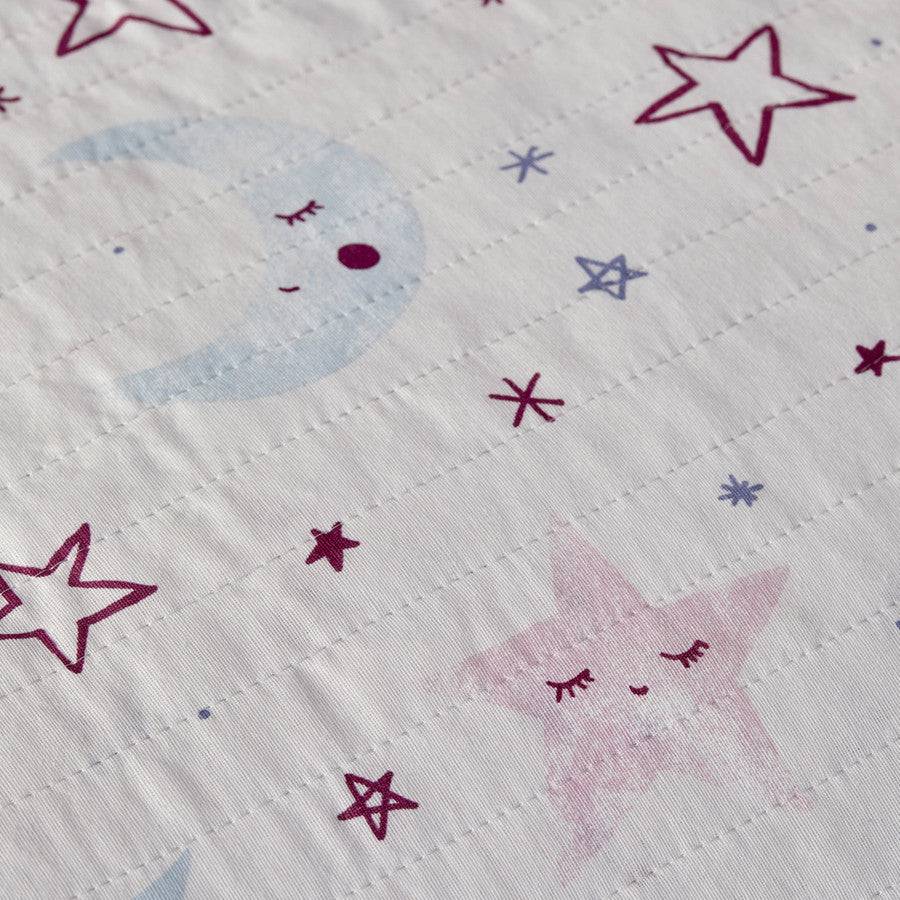 Karaca Home Star Powder Quilted Young Single Bedspread Set 200.18.01.0168 - Bedding - ebarza Furniture UAE | Shop Modern Furniture in Abu Dhabi & Dubai - مفروشات ايبازرا في الامارات | تسوق اثاث عصري وديكورات مميزة في دبي وابوظبي