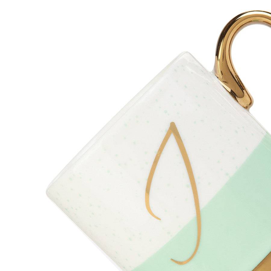 Karaca I Letter Mug 153.03.06.1616 - Mugs - ebarza Furniture UAE | Shop Modern Furniture in Abu Dhabi & Dubai - مفروشات ايبازرا في الامارات | تسوق اثاث عصري وديكورات مميزة في دبي وابوظبي