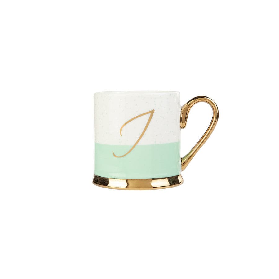 Karaca I Letter Mug 153.03.06.1616 - Mugs - ebarza Furniture UAE | Shop Modern Furniture in Abu Dhabi & Dubai - مفروشات ايبازرا في الامارات | تسوق اثاث عصري وديكورات مميزة في دبي وابوظبي