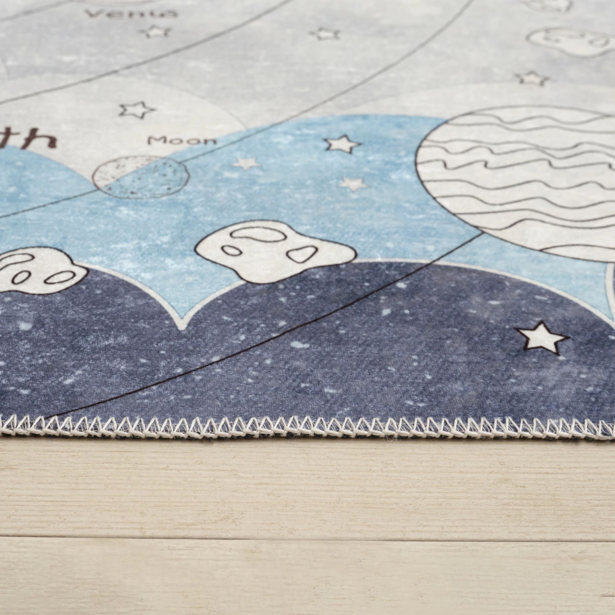 Karaca KASMIR CARPET DECORATIVE ART CHILDREN/GENC UNIVERSE 120X180 210.03.03.3186 - Rugs - ebarza Furniture UAE | Shop Modern Furniture in Abu Dhabi & Dubai - مفروشات ايبازرا في الامارات | تسوق اثاث عصري وديكورات مميزة في دبي وابوظبي