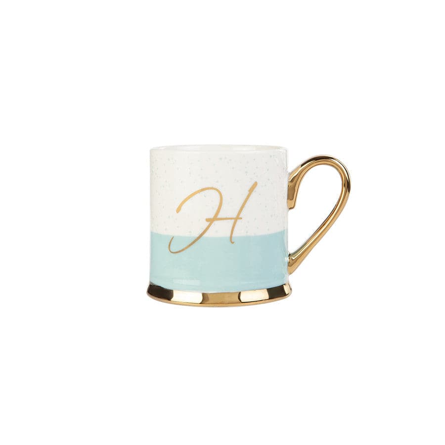 Karaca Letter H Mug 153.03.06.1615 - Mugs - ebarza Furniture UAE | Shop Modern Furniture in Abu Dhabi & Dubai - مفروشات ايبازرا في الامارات | تسوق اثاث عصري وديكورات مميزة في دبي وابوظبي