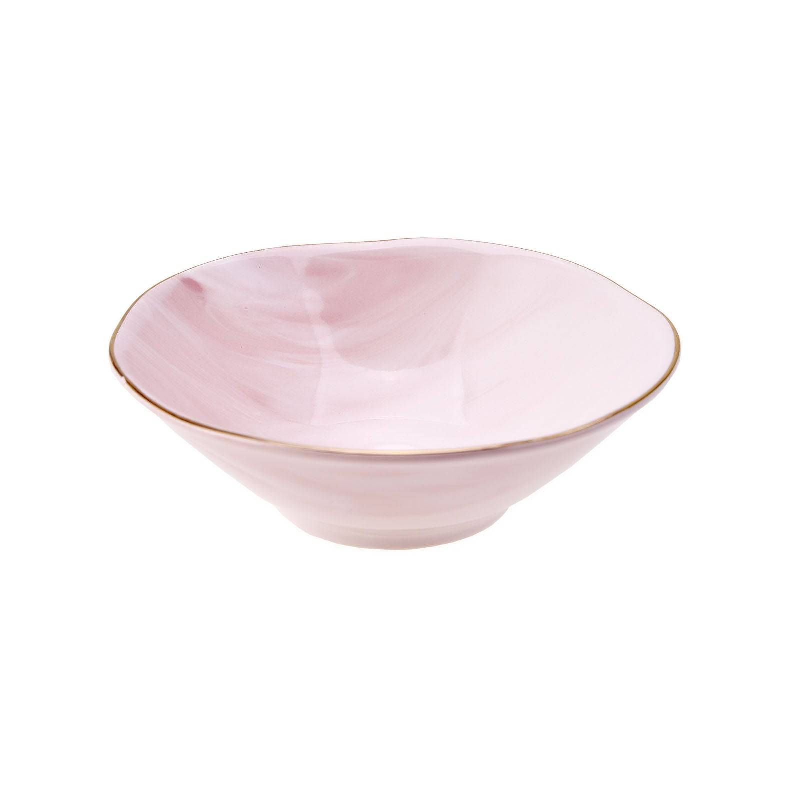 Karaca Marble Blush Bowl 153.01.01.3920 - Bowls - ebarza Furniture UAE | Shop Modern Furniture in Abu Dhabi & Dubai - مفروشات ايبازرا في الامارات | تسوق اثاث عصري وديكورات مميزة في دبي وابوظبي
