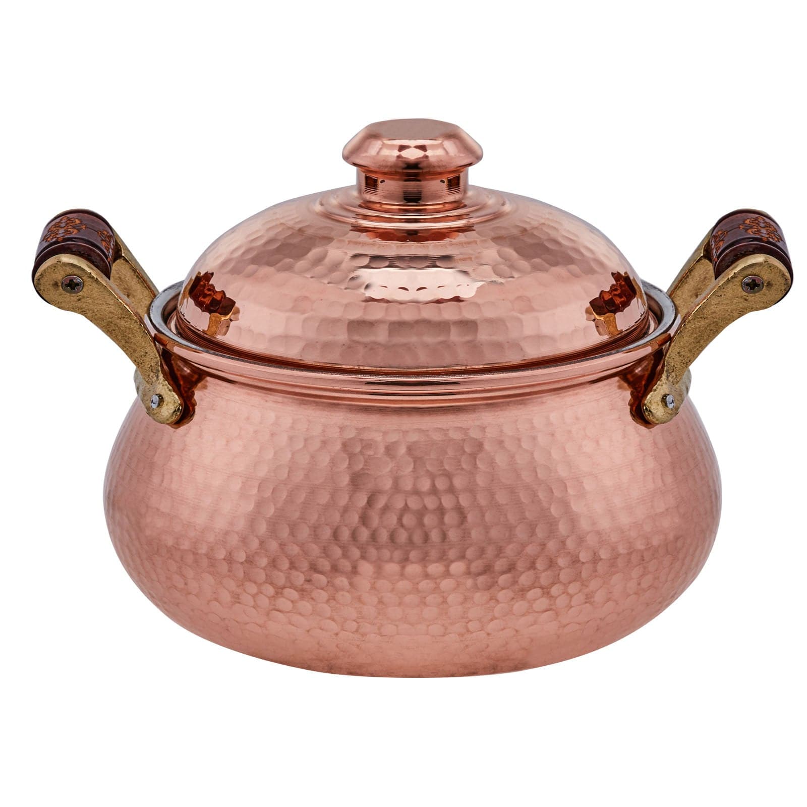 Karaca Mesopotamia Copper 20 Cm Cup Pot 153.03.08.0064 - Cookware Sets - ebarza Furniture UAE | Shop Modern Furniture in Abu Dhabi & Dubai - مفروشات ايبازرا في الامارات | تسوق اثاث عصري وديكورات مميزة في دبي وابوظبي