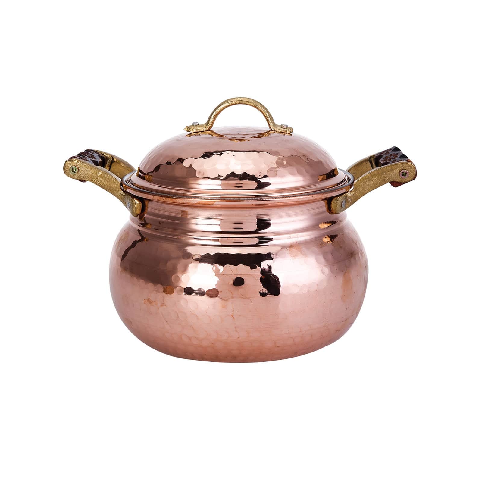 Karaca Nish Copper New 17 Cm Tombik Copper Pot 153.03.07.9115 - Cookware Sets - ebarza Furniture UAE | Shop Modern Furniture in Abu Dhabi & Dubai - مفروشات ايبازرا في الامارات | تسوق اثاث عصري وديكورات مميزة في دبي وابوظبي
