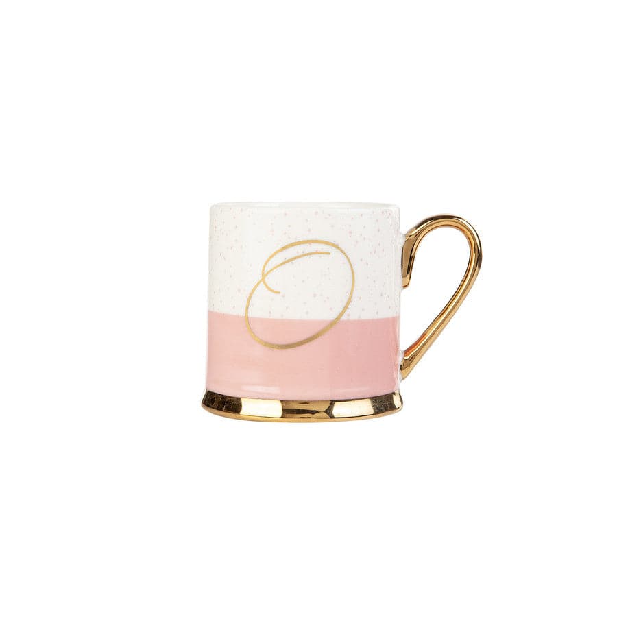 Karaca O Letter Mug 153.03.06.1622 - Mugs - ebarza Furniture UAE | Shop Modern Furniture in Abu Dhabi & Dubai - مفروشات ايبازرا في الامارات | تسوق اثاث عصري وديكورات مميزة في دبي وابوظبي