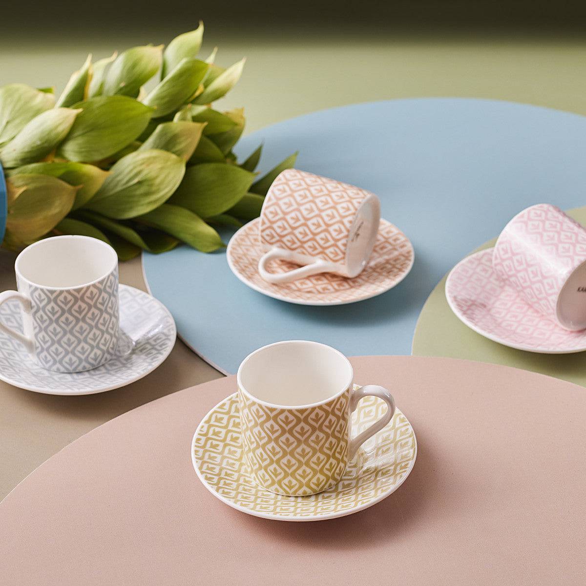 Karaca Painter 4 Coffee Cup Set 153.01.01.3697 - Coffee Sets - ebarza Furniture UAE | Shop Modern Furniture in Abu Dhabi & Dubai - مفروشات ايبازرا في الامارات | تسوق اثاث عصري وديكورات مميزة في دبي وابوظبي