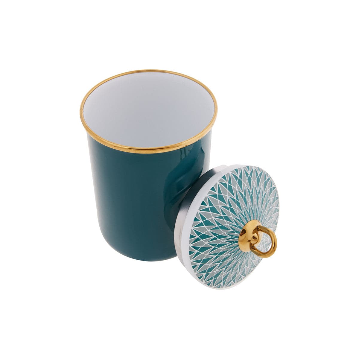 Karaca Retro Green Storage Container Medium 153.03.06.5032 - Spice Sets - ebarza Furniture UAE | Shop Modern Furniture in Abu Dhabi & Dubai - مفروشات ايبازرا في الامارات | تسوق اثاث عصري وديكورات مميزة في دبي وابوظبي