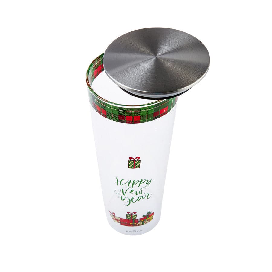 Karaca Ribbon Storage Container 1700 Ml 153.03.06.4933 - Spice Sets - ebarza Furniture UAE | Shop Modern Furniture in Abu Dhabi & Dubai - مفروشات ايبازرا في الامارات | تسوق اثاث عصري وديكورات مميزة في دبي وابوظبي