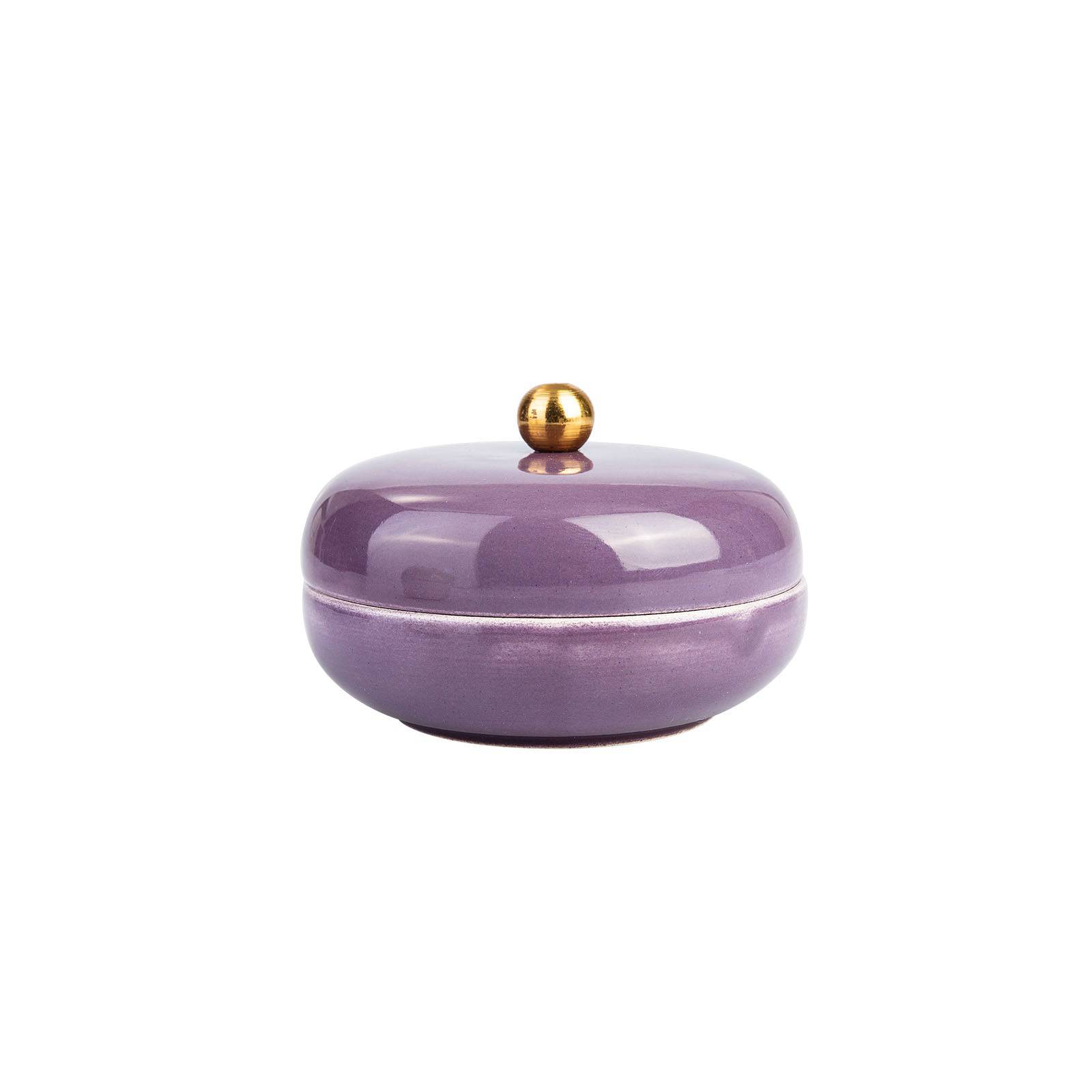 Karaca Rivoli Purple Turkish Delight Holder 153.20.01.0227 - Delight Holders - ebarza Furniture UAE | Shop Modern Furniture in Abu Dhabi & Dubai - مفروشات ايبازرا في الامارات | تسوق اثاث عصري وديكورات مميزة في دبي وابوظبي
