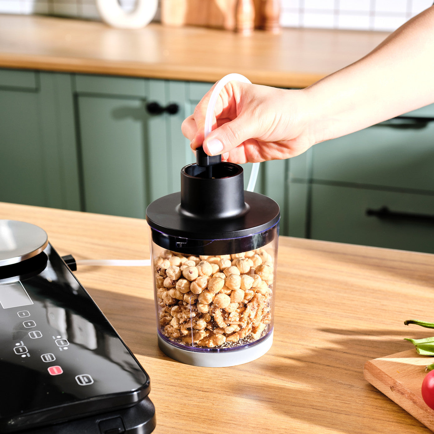 Karaca Seal and Fresh Inox Weighed Vacuum Machine 153.09.01.3523 - Kitchen Appliances - ebarza Furniture UAE | Shop Modern Furniture in Abu Dhabi & Dubai - مفروشات ايبازرا في الامارات | تسوق اثاث عصري وديكورات مميزة في دبي وابوظبي