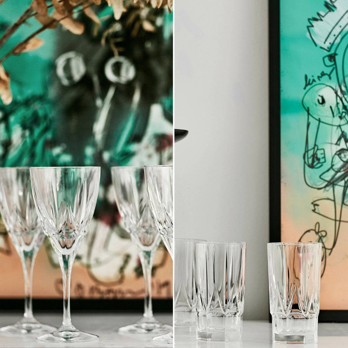 Karaca Turin 24 Piece Glass Set Rcr 153.03.08.0602 - Drinkware - ebarza Furniture UAE | Shop Modern Furniture in Abu Dhabi & Dubai - مفروشات ايبازرا في الامارات | تسوق اثاث عصري وديكورات مميزة في دبي وابوظبي