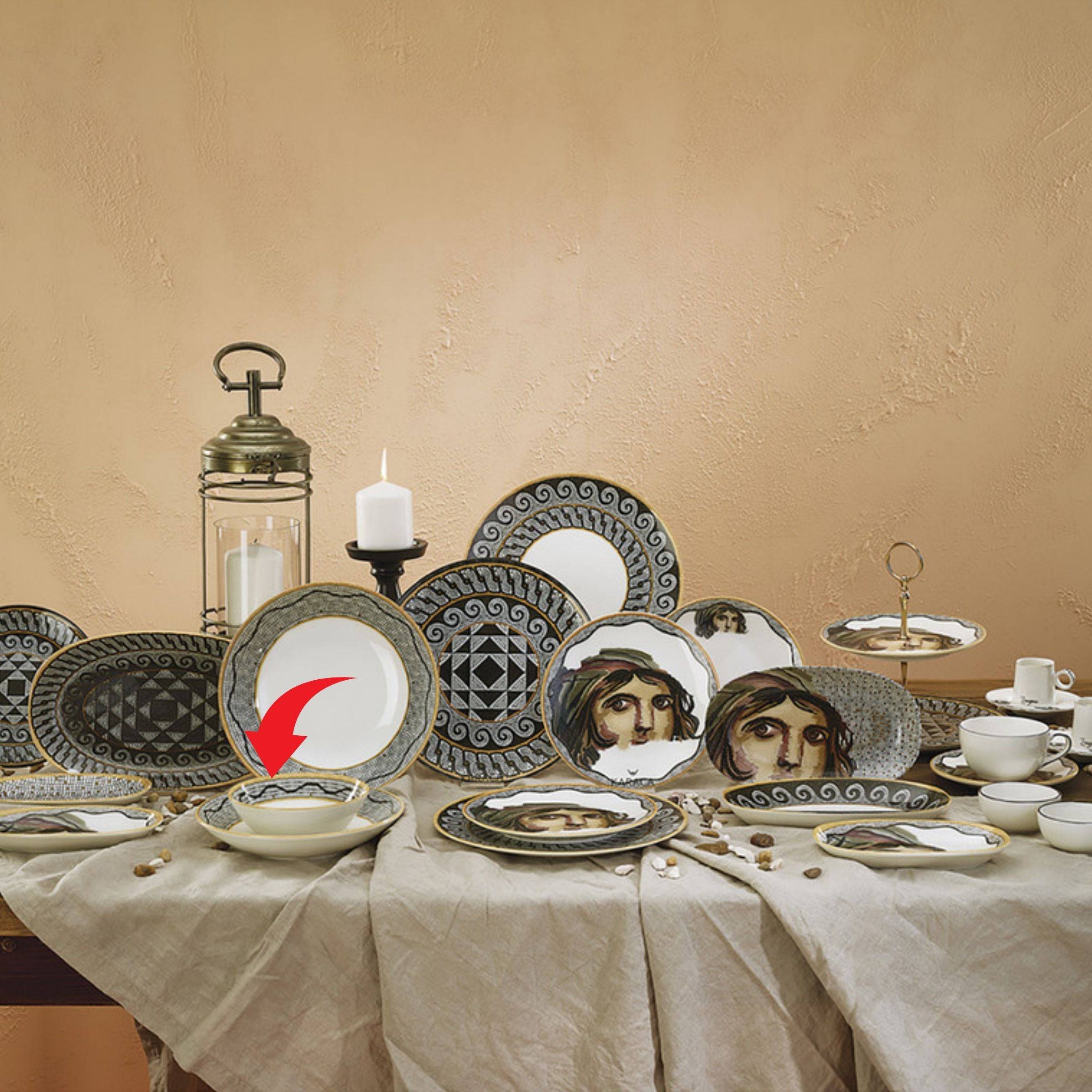 Karaca Zeugma Bowl 14 Cm 153.03.06.2488 - Plates - ebarza Furniture UAE | Shop Modern Furniture in Abu Dhabi & Dubai - مفروشات ايبازرا في الامارات | تسوق اثاث عصري وديكورات مميزة في دبي وابوظبي