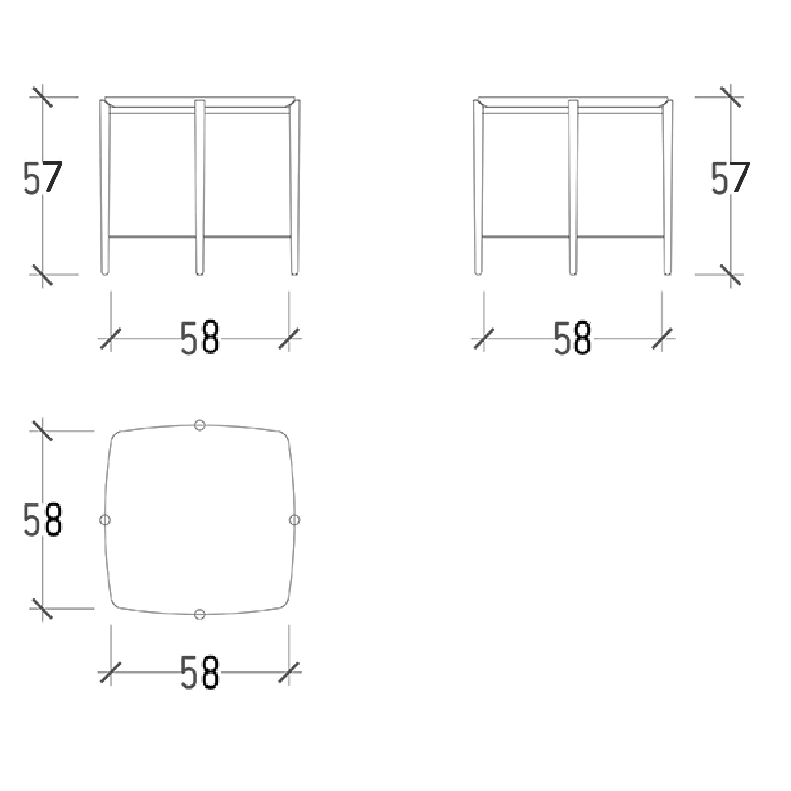 Kito Side Table With Wood Top Ktosts-055 - Side Tables - ebarza Furniture UAE | Shop Modern Furniture in Abu Dhabi & Dubai - مفروشات ايبازرا في الامارات | تسوق اثاث عصري وديكورات مميزة في دبي وابوظبي
