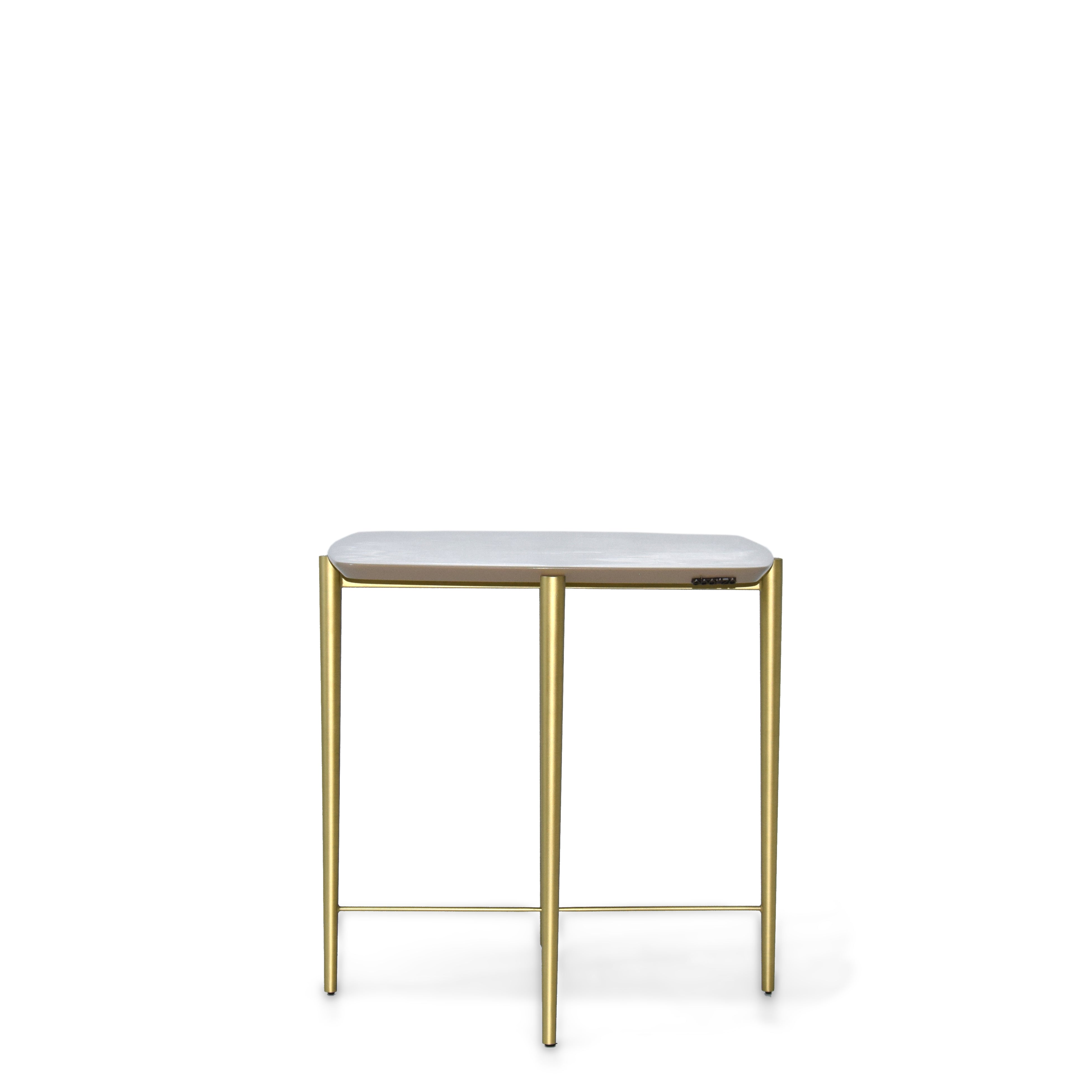 Kito Side Table With Wood Top Ktosts-055 - Side Tables - ebarza Furniture UAE | Shop Modern Furniture in Abu Dhabi & Dubai - مفروشات ايبازرا في الامارات | تسوق اثاث عصري وديكورات مميزة في دبي وابوظبي